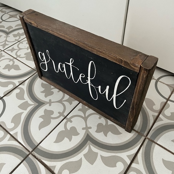 grateful home decor sign - Picture 3 of 6